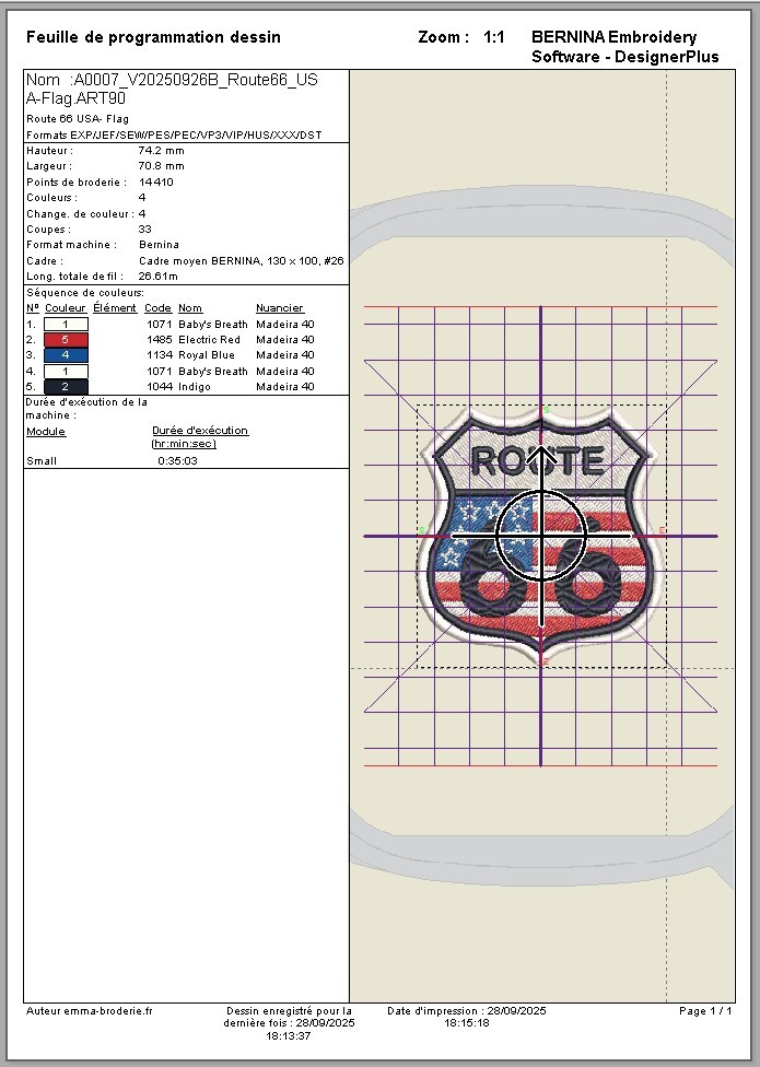 Route 66 - USA-Flag – Image 4