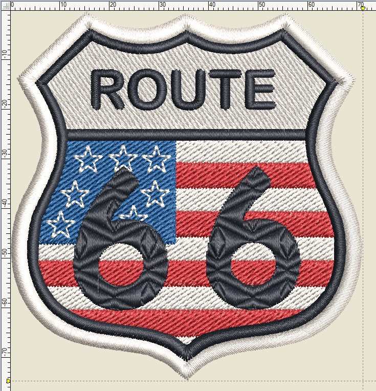 Route 66 - USA-Flag – Image 3
